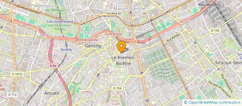 localisation de l'entreprise MONSIEUR ANDRE BONNIS à LE KREMLIN-BICETRE
