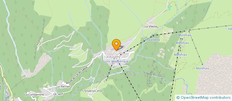 localisation de l'entreprise MONSIEUR ANDRE BONSIGNORE  VAUJANY