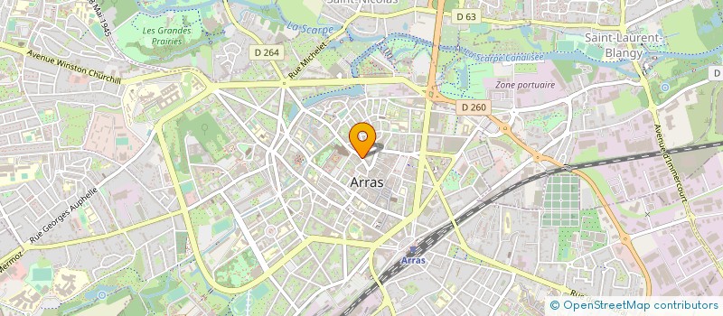 localisation de l'entreprise MONSIEUR ANDRE BONTE à ARRAS