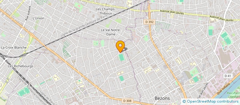 localisation de l'entreprise MONSIEUR ANDRE BONY à HOUILLES