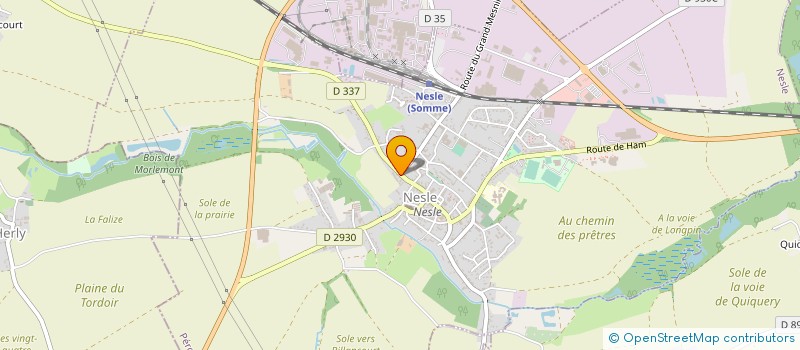 localisation de l'entreprise MONSIEUR ANDRE BOQUET  NESLE