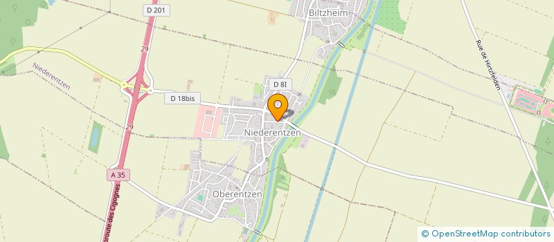 localisation de l'entreprise MONSIEUR ANDRE BORDMANN  NIEDERENTZEN