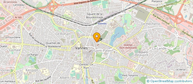 localisation de l'entreprise MONSIEUR ANDRE BORE à VANNES