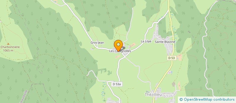 localisation de l'entreprise MONSIEUR ANDRE BORRON  PLATEAU D'HAUTEVILLE