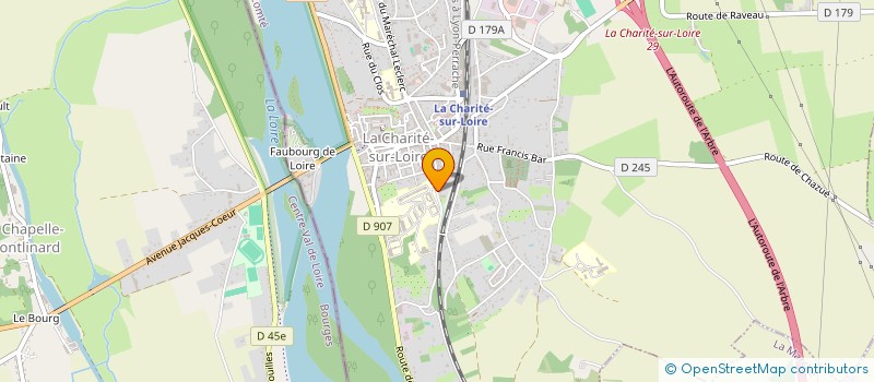 localisation de l'entreprise MONSIEUR ANDRE BOSIAKALI à LA CHARITE-SUR-LOIRE