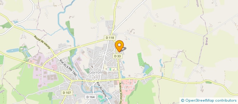 localisation de l'entreprise MONSIEUR ANDRE BOSSE  GORRON