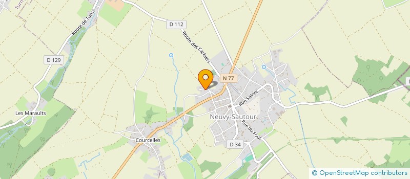 localisation de l'entreprise MONSIEUR ANDRE BOUCHERON  NEUVY-SAUTOUR