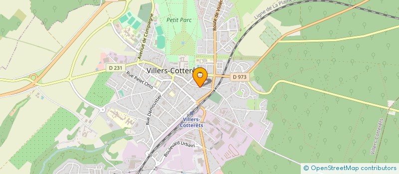 localisation de l'entreprise MONSIEUR ANDRE BOUCHEZ  VILLERS-COTTERETS