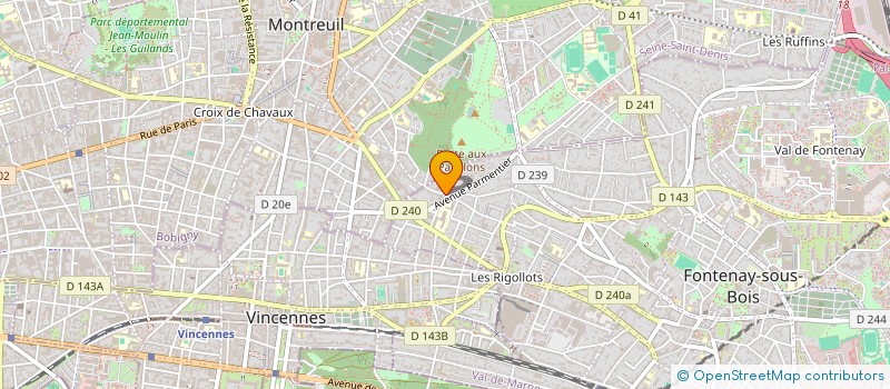 localisation de l'entreprise MONSIEUR ANDRE BOUCHON à FONTENAY-SOUS-BOIS