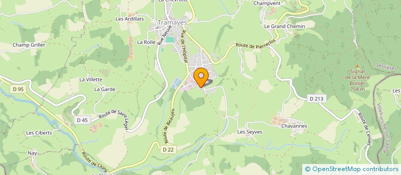 localisation de l'entreprise MONSIEUR ANDRE BOUCHOT  DOMPIERRE-LES-ORMES