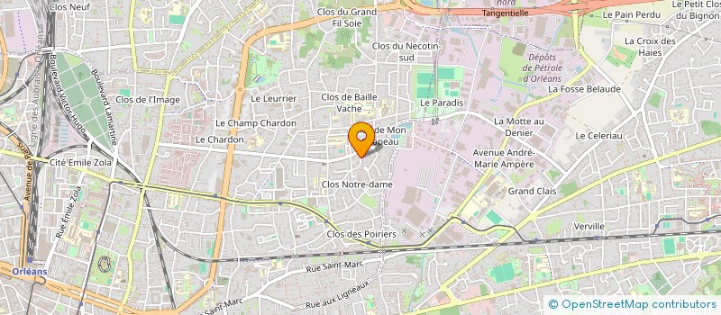 localisation de l'entreprise MONSIEUR ANDRE BOUDJERDA à ORLEANS
