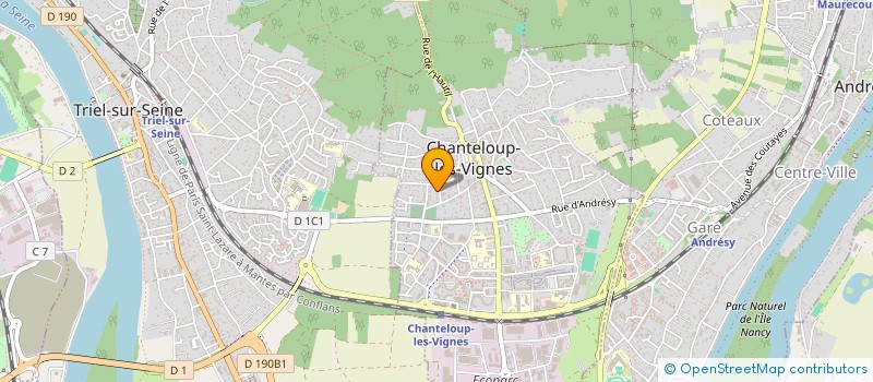 localisation de l'entreprise MONSIEUR ANDRE BOUDON à CHANTELOUP-LES-VIGNES