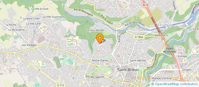 localisation de l'entreprise MONSIEUR ANDRE BOUET à SAINT-BRIEUC