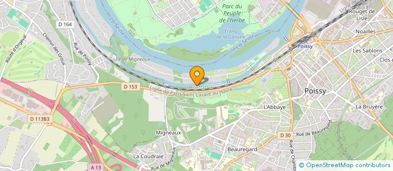localisation de l'entreprise MONSIEUR ANDRE BOUGLIONE à POISSY