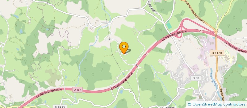 localisation de l'entreprise MONSIEUR ANDRE BOUILHAC  NAVES