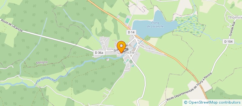 localisation de l'entreprise MONSIEUR ANDRE BOUILLERE  MAGNIEN