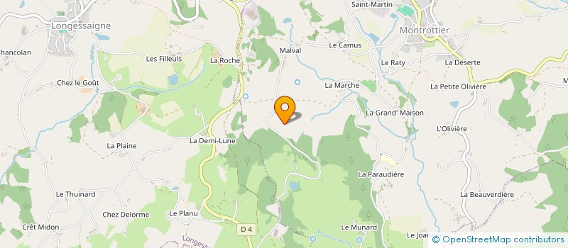 localisation de l'entreprise MONSIEUR ANDRE BOUILLET à MONTROTTIER