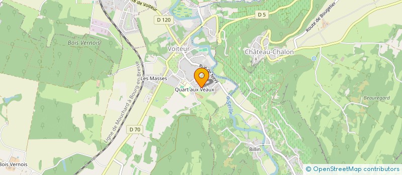 localisation de l'entreprise MONSIEUR ANDRE BOUILLET  VOITEUR