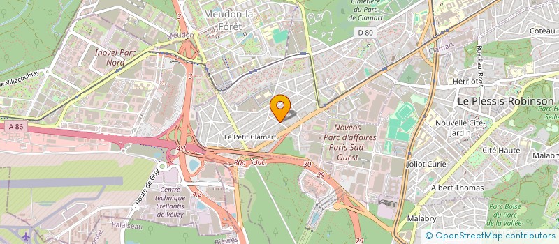 localisation de l'entreprise MONSIEUR ANDRE BOULADOUX à CLAMART
