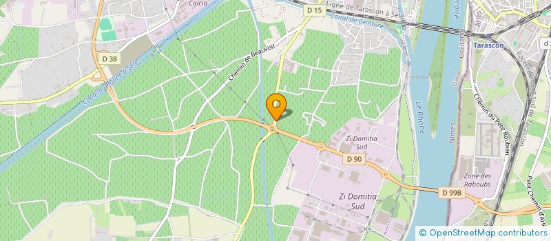 localisation de l'entreprise MONSIEUR ANDRE BOUQUET  BEAUCAIRE