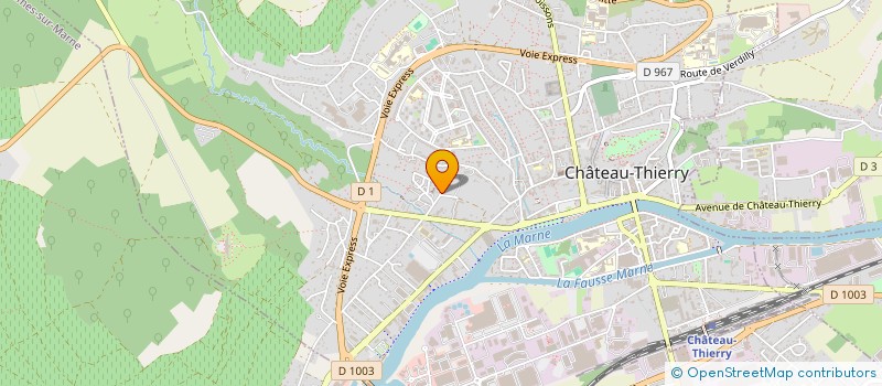 localisation de l'entreprise MONSIEUR ANDRE BOURE à CHATEAU-THIERRY