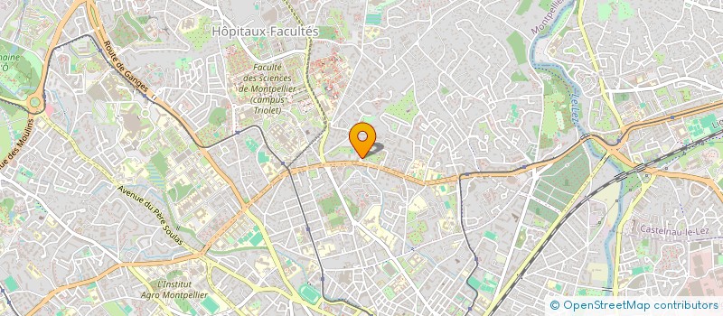 localisation de l'entreprise MONSIEUR ANDRE BOUREKIBET à MONTPELLIER