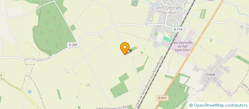 localisation de l'entreprise MONSIEUR ANDRE BOURET  SAINT-PIERRE-D AMILLY