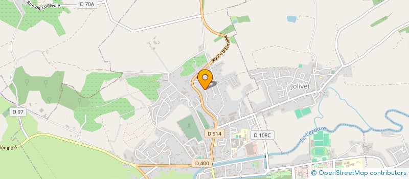 localisation de l'entreprise MONSIEUR ANDRE BOURGER  LUNEVILLE