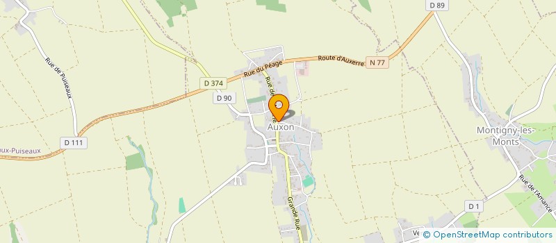 localisation de l'entreprise MONSIEUR ANDRE BOURGOIN  BERNON