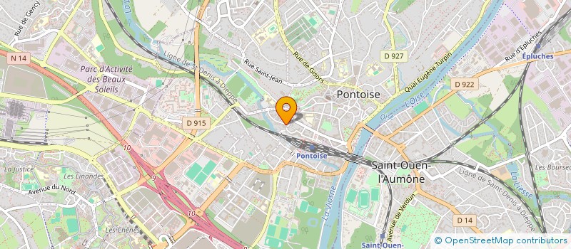 localisation de l'entreprise MONSIEUR ANDRE BOURLAT à PONTOISE