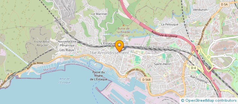 localisation de l'entreprise MONSIEUR ANDRE BOURNOT à MARSEILLE