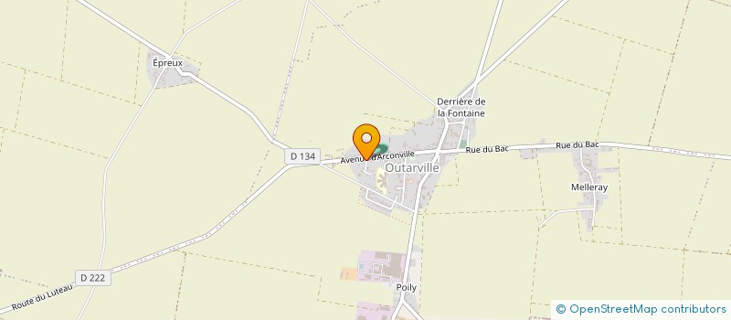 localisation de l'entreprise MONSIEUR ANDRE BOUROTTE  OUTARVILLE