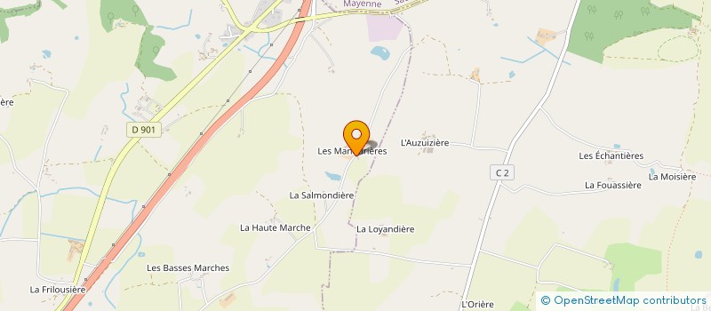 localisation de l'entreprise MONSIEUR ANDRE BOURRE à LOUVERNE
