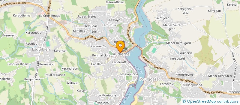 localisation de l'entreprise MONSIEUR ANDRE BOUSSARD  AUDIERNE