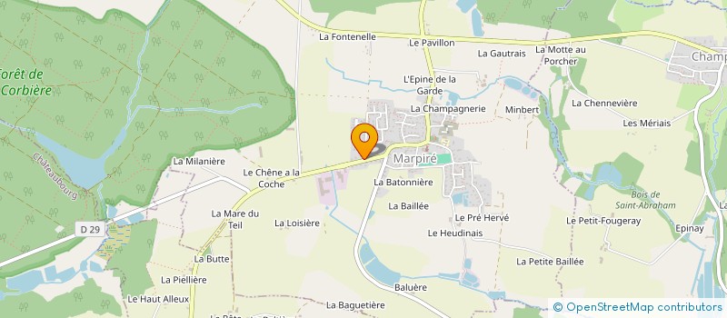 localisation de l'entreprise MONSIEUR ANDRE BOUTEMY  MARPIRE