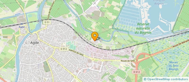 localisation de l'entreprise MONSIEUR ANDRE BOUTIER  AGDE