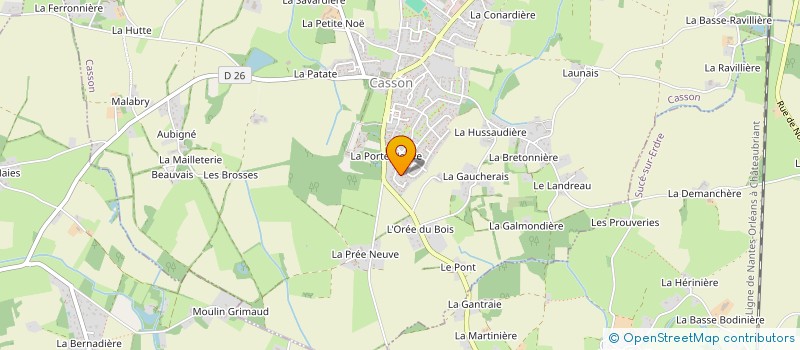 localisation de l'entreprise MONSIEUR ANDRE BOYAS  CASSON