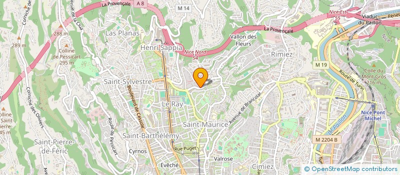 localisation de l'entreprise MONSIEUR ANDRE BOYER à NICE