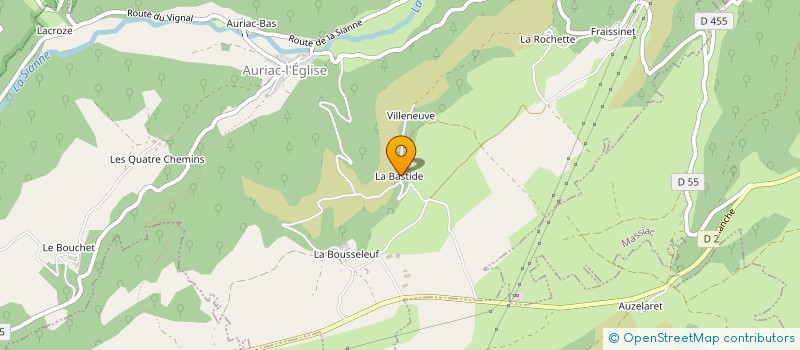 localisation de l'entreprise MONSIEUR ANDRE BOYER à LASTIC