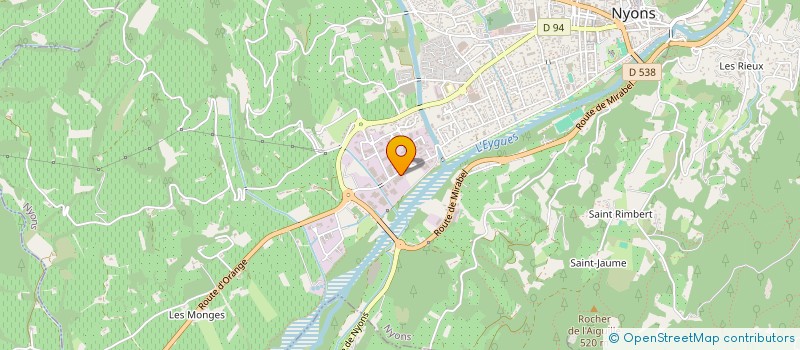 localisation de l'entreprise MONSIEUR ANDRE BRACHET  LE POET-SIGILLAT