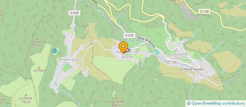 localisation de l'entreprise MONSIEUR ANDRE BRAEUNER  NEUVILLER-LA-ROCHE