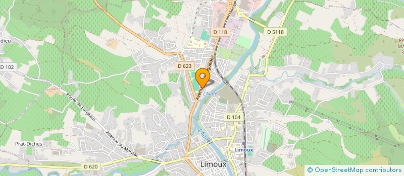 localisation de l'entreprise MONSIEUR ANDRE BRASSEUR à LIMOUX