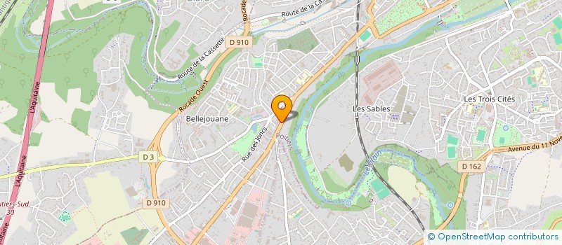 localisation de l'entreprise MONSIEUR ANDRE BRAULT  POITIERS