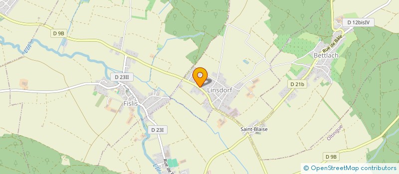 localisation de l'entreprise MONSIEUR ANDRE BRAUN  LINSDORF