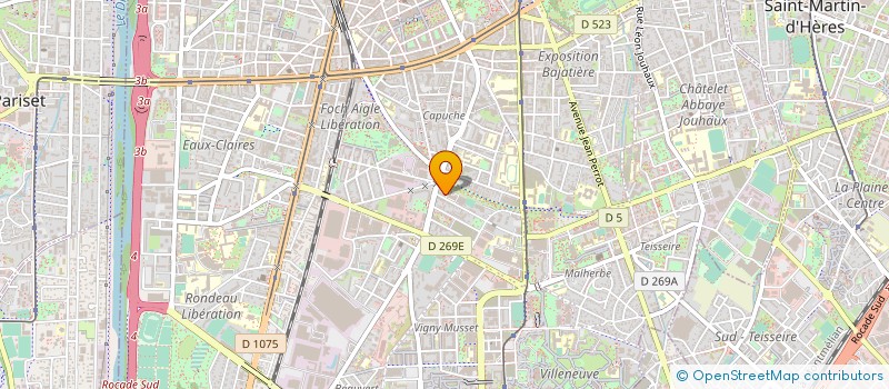 localisation de l'entreprise MONSIEUR ANDRE BREDANNAZ  GRENOBLE