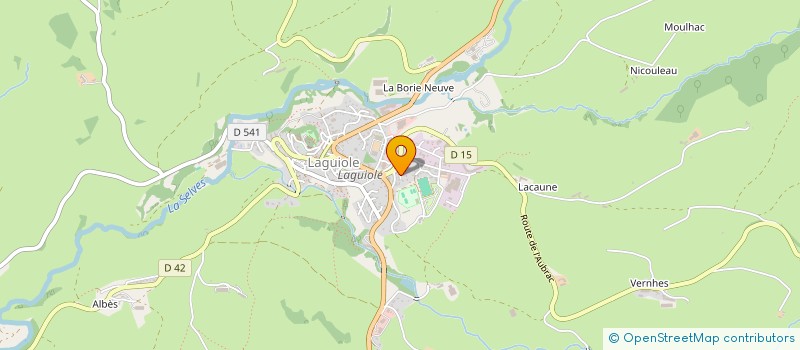 localisation de l'entreprise MONSIEUR ANDRE BREGOU  MONTPEYROUX