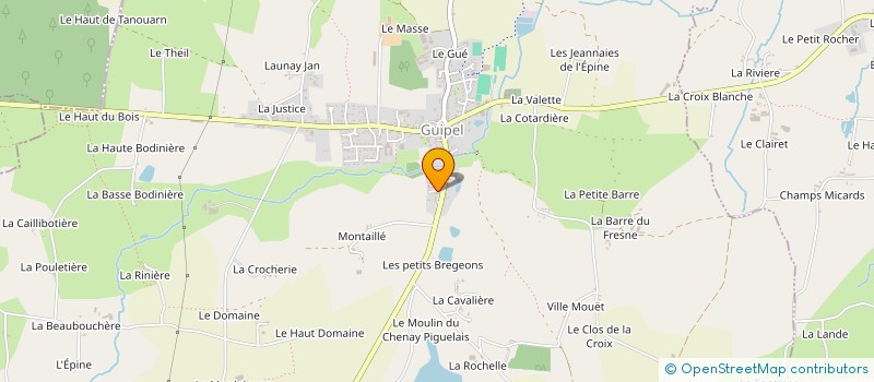 localisation de l'entreprise MONSIEUR ANDRE BREHUNE à DINGE