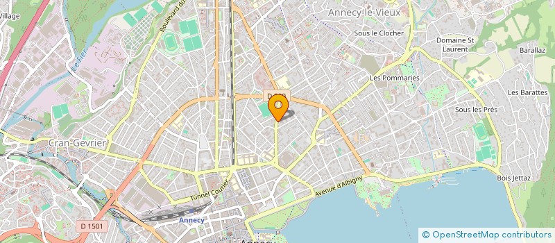 localisation de l'entreprise MONSIEUR ANDRE BRESSE à ANNECY