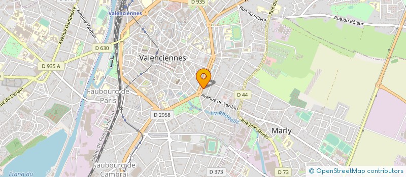 localisation de l'entreprise MONSIEUR ANDRE BRIATTE à VALENCIENNES