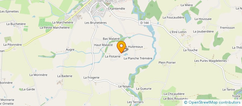 localisation de l'entreprise MONSIEUR ANDRE BRILLAND  SAINT-PIERRE-DES-NIDS